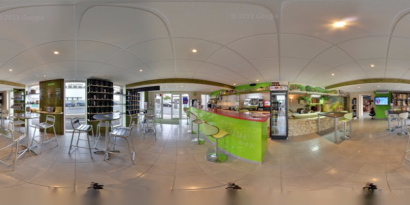 Visite virtuelle 360 de Blue K-Fé à Aubenas – Brasserie – Webvisite