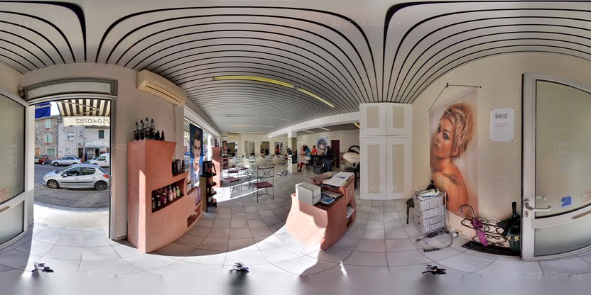 Visite virtuelle 360 de Nurten coiffure à Pierrelatte – Salon de coiffure – Webvisite