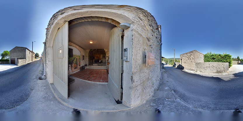 Visite virtuelle 360° de Le Pressoir de Pépé Emilien à Chomérac – Chambre d'hôtes – Webvisite