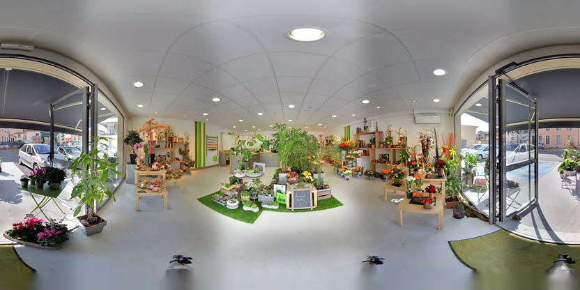 Visite virtuelle 360 de Fleuriste Valérie Giraud - Saint Romain en Gal
