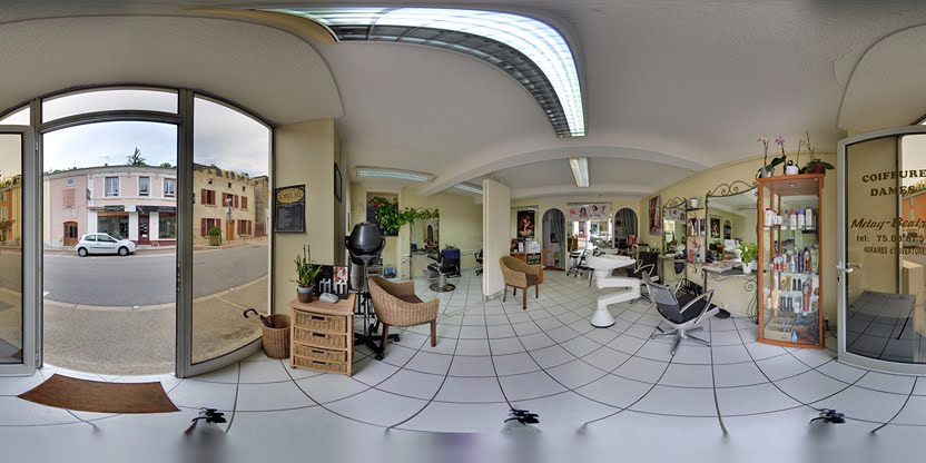 Visite virtuelle 360° de Béatrice Coiffure à Hauterives – Salon de coiffure – Webvisite