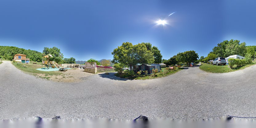 Visite virtuelle 360° de Camping le Couspeau à Le Poet Celard – Camping – Webvisite
