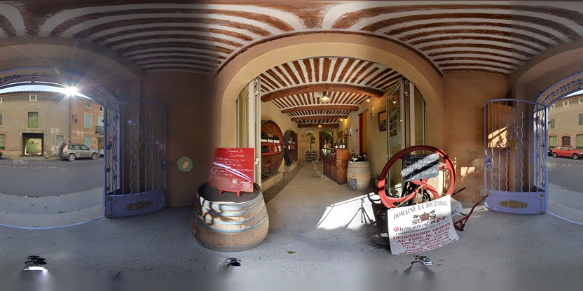 Visite virtuelle 360 de Domaine La Boutinière à Châteauneuf-du-Pape – Caviste – Webvisite