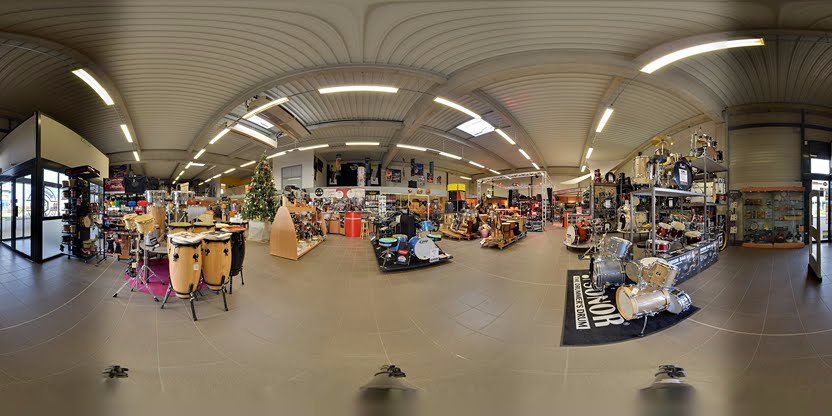 Visite virtuelle 360 de La Boîte à Musique à Valence – Magasin d'instruments de musique – Webvisite