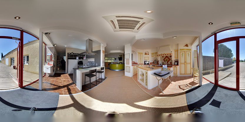 Visite virtuelle 360° de NC Création à Vinsobres – Cuisiniste – Webvisite