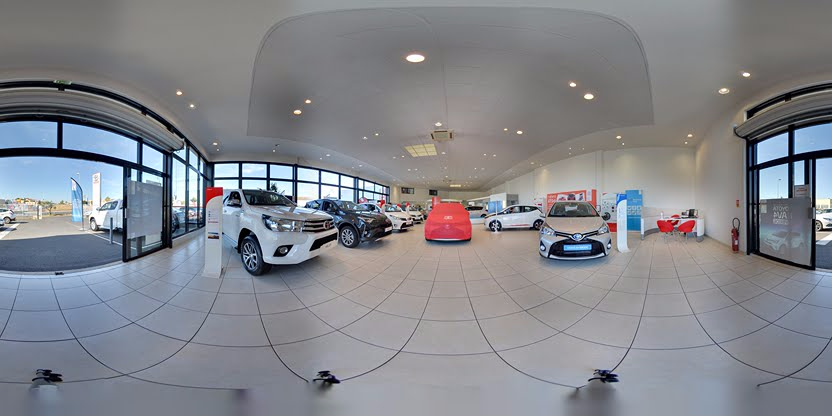 Visite virtuelle 360 de Toyota Béziers a Villeneuve-les-Béziers - Webvisite