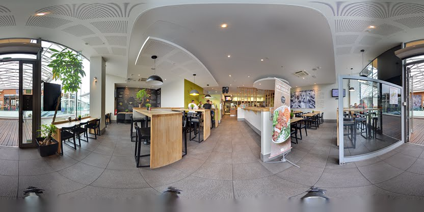 Visite virtuelle 360 de Woko Confluence à Lyon – Restauration rapide – Webvisite