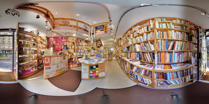 Visite virtuelle 360 de L'Or du Temps à Grenoble – Librairie – Webvisite