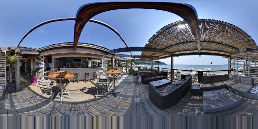 Visite virtuelle 360 de Tabou Beach Club - Ramatuelle