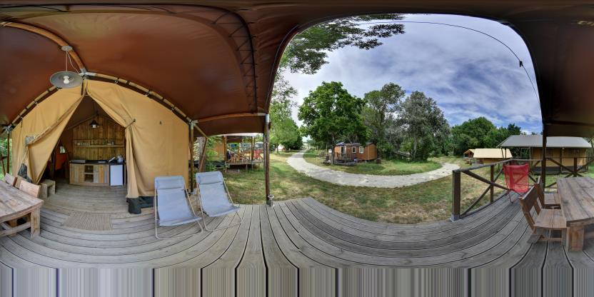 Visite virtuelle 360° de Camping Les Chamberts à Piégros-la-Clastre – Camping – Webvisite