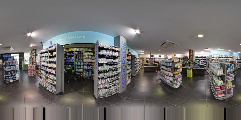 Visite virtuelle 360 de Pharmacie de l'Ancolie - Saint-Martin-d'Uriage