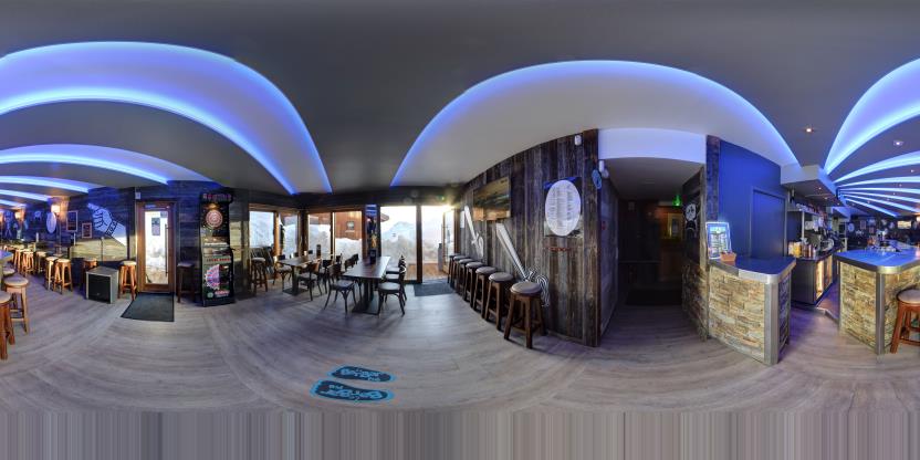 Visite virtuelle 360° de Pub Le Barbar à Les Saisies – Bar – Webvisite