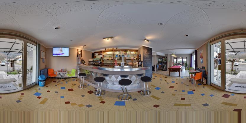 Visite virtuelle 360° de Hôtel Bar Restaurant Le Provençal à Le Pouzin – Restaurant – Webvisite