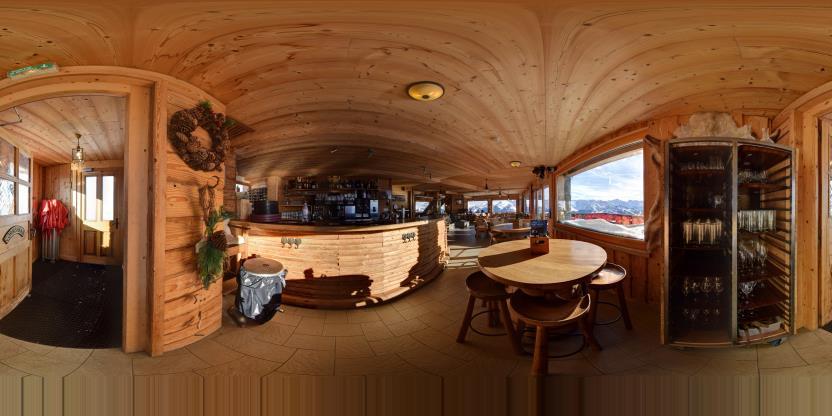 Visite virtuelle 360° de Restaurant La Grande Ourse à Les Gets – Restaurant – Webvisite
