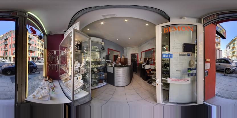 Visite virtuelle 360° de Bijouterie Bemon à Nice – Bijouterie – Webvisite