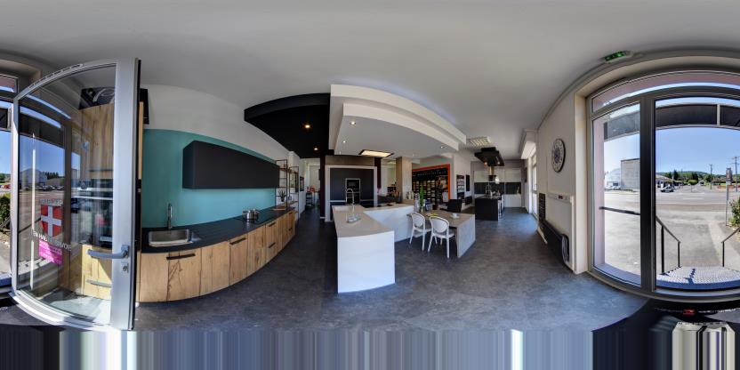 Visite virtuelle 360 de PF CREATION Cuisines Morel a Valleiry - Webvisite
