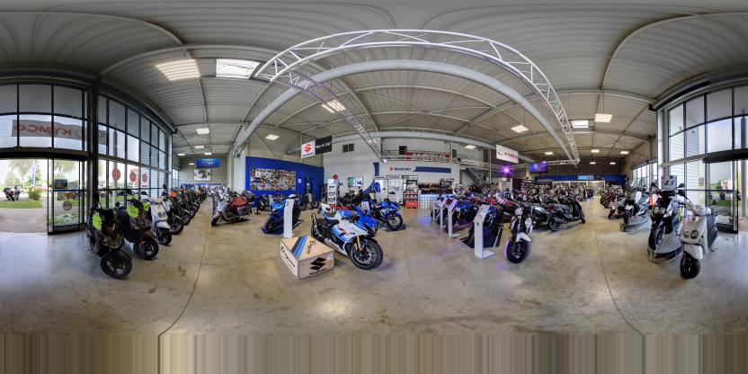 Visite virtuelle 360 de Ametys Moto Service a Roques - Webvisite