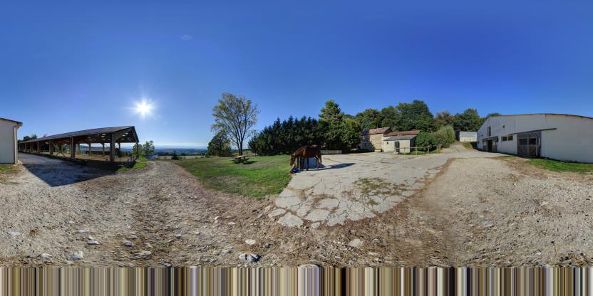 Visite virtuelle 360 de Le Palais du Poney à Tersanne – Centre équestre – Webvisite