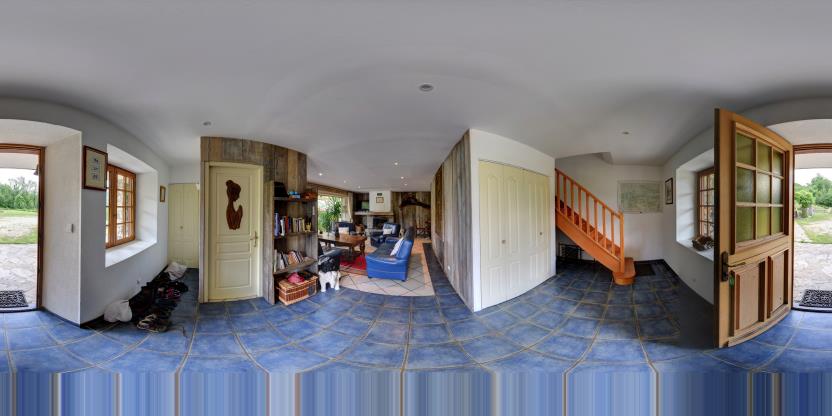 Visite virtuelle 360 de La Grange de Gustou à Ercé – Gîte – Webvisite