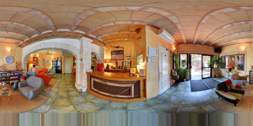Visite virtuelle 360 de Hôtel du Mas - Vinassan