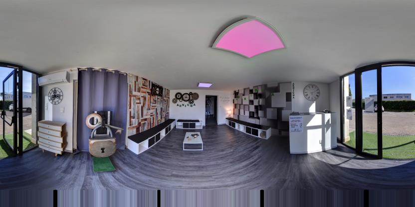 Visite virtuelle 360 de Aenigma Live Escape Game a Six-Fours-les-Plages - Webvisite