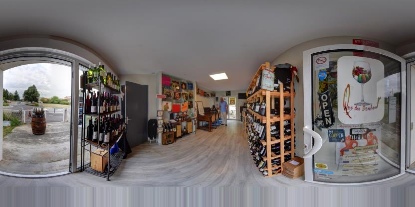 Visite virtuelle 360° de Que du Bonheur à L'Union – Caviste – Webvisite
