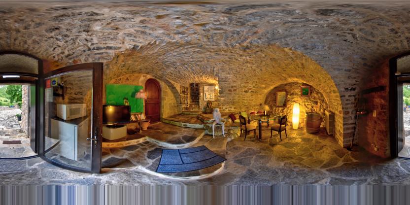 Visite virtuelle 360° de Hermitage Saint Pierre à Nant – Chambre d'hôtes – Webvisite