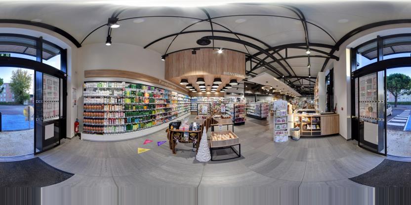 Visite virtuelle 360° de Pharmacie des platanes - Saint Paul trois châteaux à Saint-Paul-Trois-Châteaux – Pharmacie – Webvisite