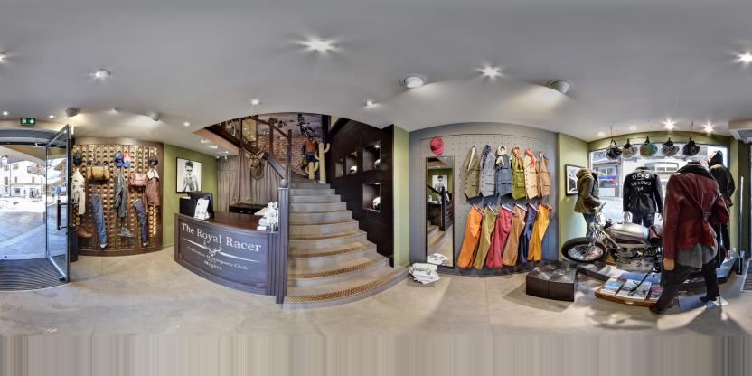 Visite virtuelle 360 de The Royal Racer à Megève – Vêtements pour hommes – Webvisite