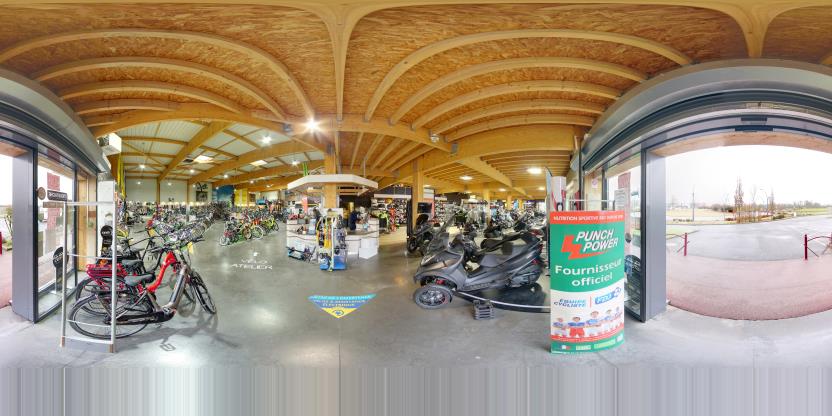 Visite virtuelle 360 de Cycles Cesbron - Les Ponts-de-Cé