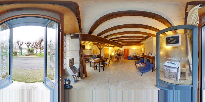 Visite virtuelle 360 de Saint Louis Immobilier - Champigny sur Veude