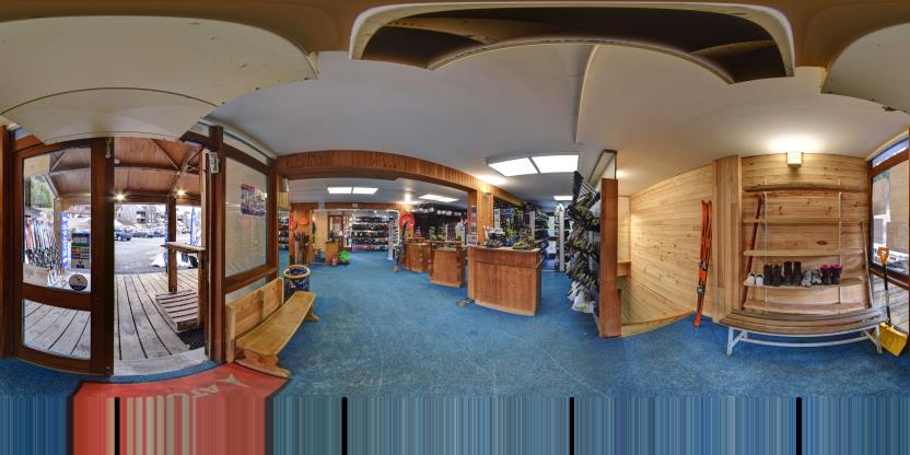 Visite virtuelle 360° de Intersport - Les flocons à Laveissière – Location de ski – Webvisite