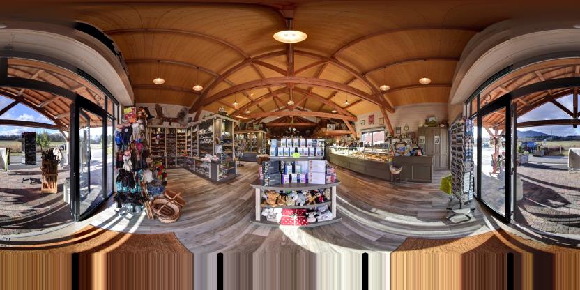 Visite virtuelle 360° de Fromagerie/Épicerie du Village Auvergnat à Orcines – Supérette – Webvisite
