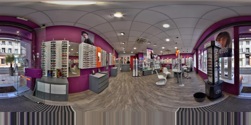 Visite virtuelle 360° de Plein les Yeux à Saint-Etienne – Opticien – Webvisite