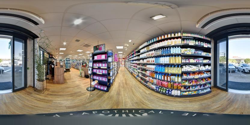 Visite virtuelle 360° de Pharmacie Espace Bocaud à Jacou – Pharmacie – Webvisite