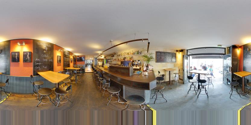 Visite virtuelle 360° de Café du Bouchon La Réserve à Tours – Restaurant – Webvisite