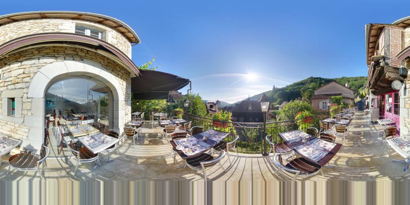 Visite virtuelle 360 de Lou Bolat - Saint-Cirq-Lapopie