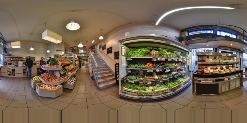 Visite virtuelle 360° de Biocoop Saxe Gambetta à Lyon – Magasin d'alimentation bio – Webvisite