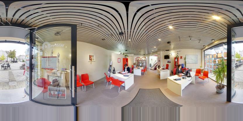 Visite virtuelle 360° de Agence Maison de L' Immobilier à Cognac – Agence immobilière – Webvisite