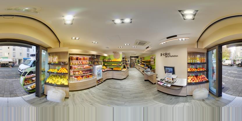 Visite virtuelle 360 de Les Halles de la visitation à Angers – Supérette – Webvisite