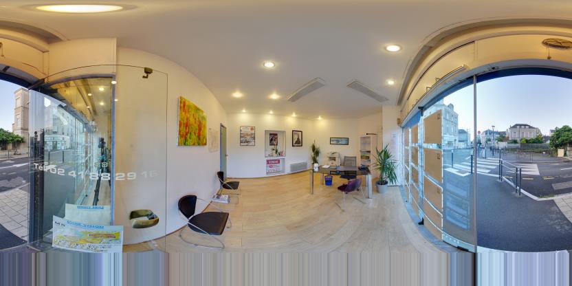 Visite virtuelle 360° de Immobilière Bressigny à Angers – Agence immobilière – Webvisite