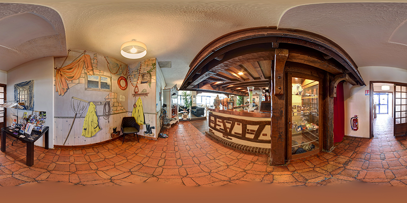 Visite virtuelle 360° de Au Cap Marine à Siouville – Restaurant – Webvisite