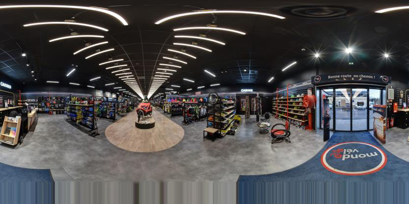 Visite virtuelle 360° de Mondovelo Chambéry à Chambéry – Magasin de vélos – Webvisite
