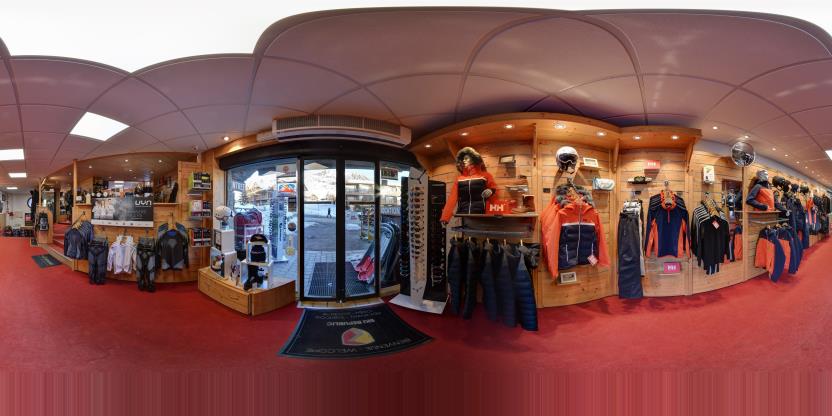 Visite virtuelle 360 de Ski Republic Richard 3 - Alpe d'Huez 1860 - Location de Vélos / VTT - Alpe D'Huez