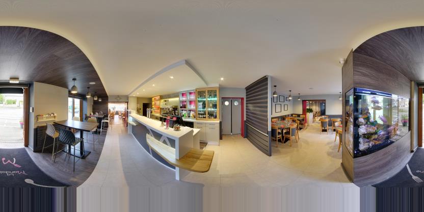 Visite virtuelle 360 de La Mandoline à Grâces – Restaurant – Webvisite