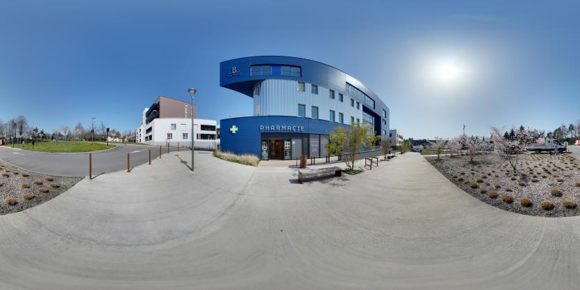 Visite virtuelle 360° de Pharmacie Bleue à Vern-sur-Seiche – Pharmacie – Webvisite