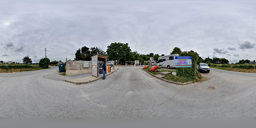 Visite virtuelle 360 de Aire des Îles pour camping-car - Baden