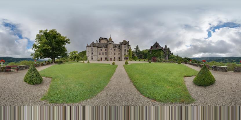 Visite virtuelle 360 de Château de Pesteils - Polminhac