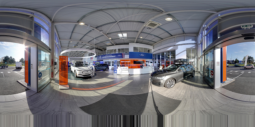 Visite virtuelle 360 de Dugat Automobiles Ford à Clermont-Ferrand – Concessionnaire automobile – Webvisite