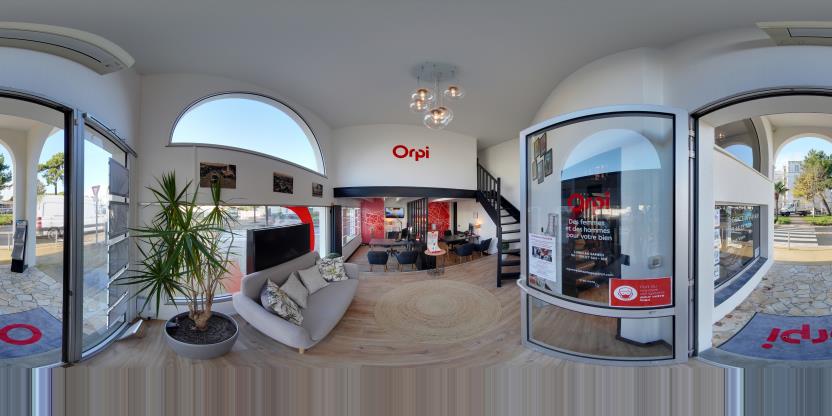 Visite virtuelle 360 de ORPI Agence de la Plage a Saint-Palais-sur-Mer - Webvisite